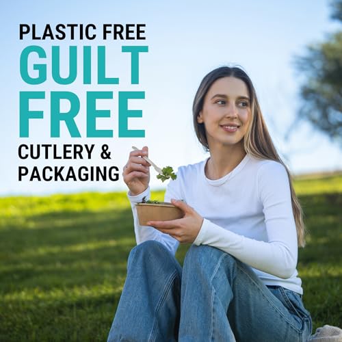 Compostable Wooden Cutlery Set - 300 pieces