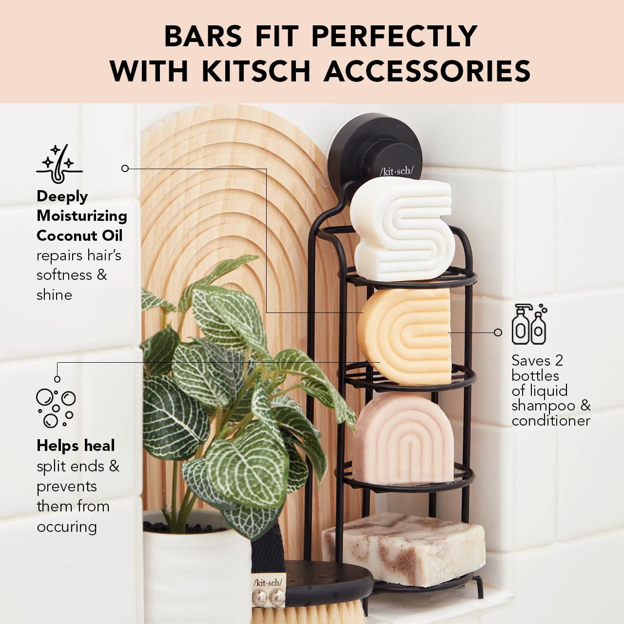 Coconut & Shea Moisturizing Conditioner Bar - Eco-Friendly