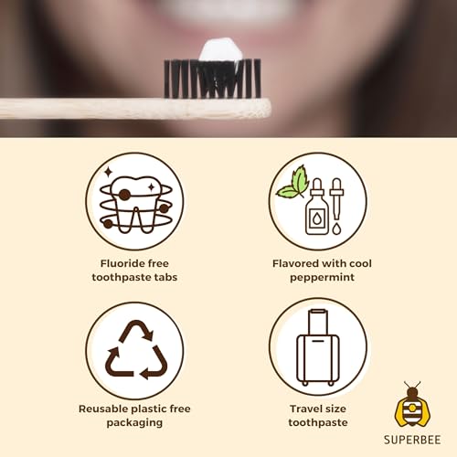 Eco-Friendly Chewable Toothpaste Tablets - Spearmint