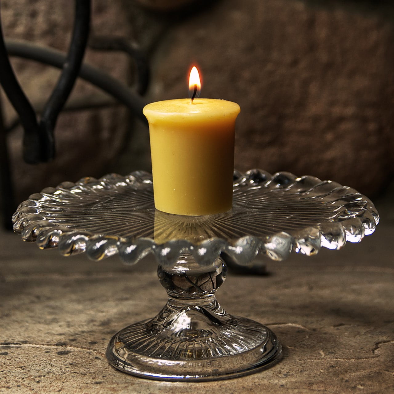 Pure Beeswax Handmade Votive Candles - Eco-friendly Home Decor