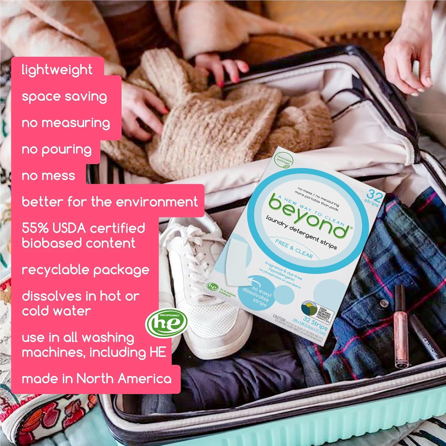 Eco-Friendly Beyond Laundry Sheets (32 Loads)