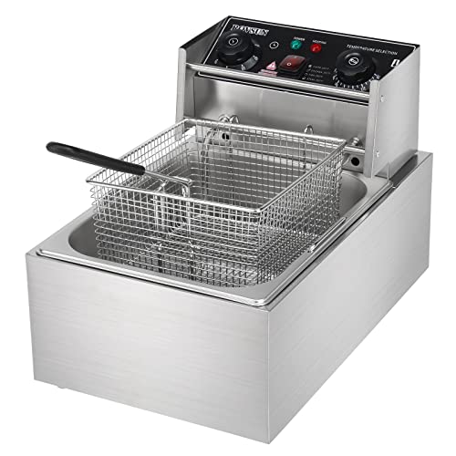 ROVSUN 11.4QT Electric Deep Fryer with Timer