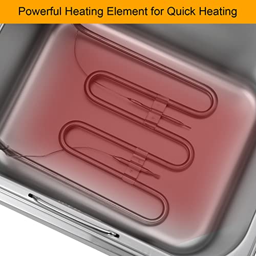 ROVSUN 11.4QT Electric Deep Fryer with Timer