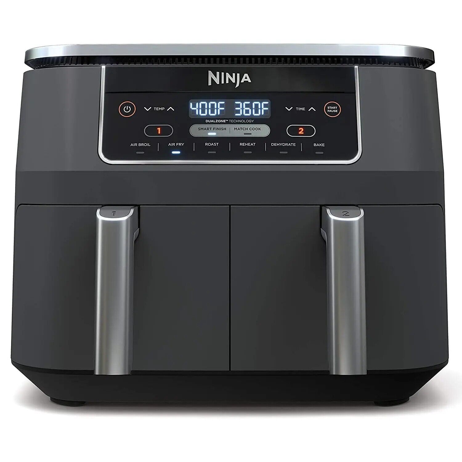Ninja Foodi DualZone 2-Basket Air Fryer, 8 Quart