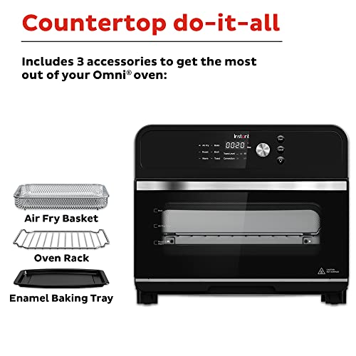 Omni Fryer Toaster Oven Combo, 19QT/18L, 7-in- 1