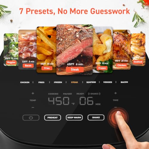 COSORI Air Fryer Pro LE 5-Qt, 450℉, 85% Oilless