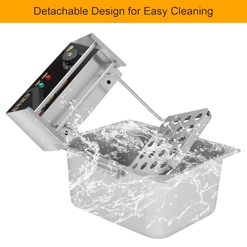 ROVSUN Commercial Electric Deep Fryer - 22.8QT