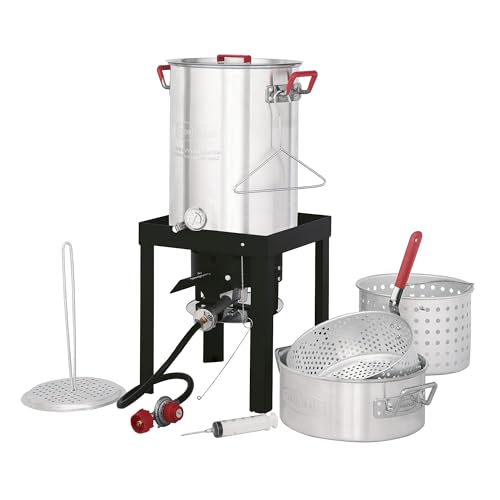 CreoleFeast TFS3010 Propane Fryer Set, 50,000 BTU