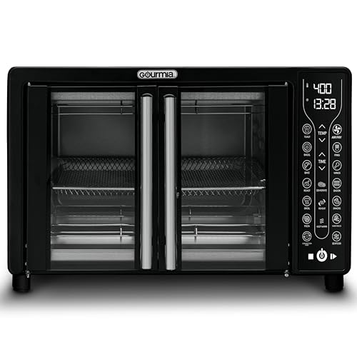 Gourmia Digital French Door Air Fryer, Black