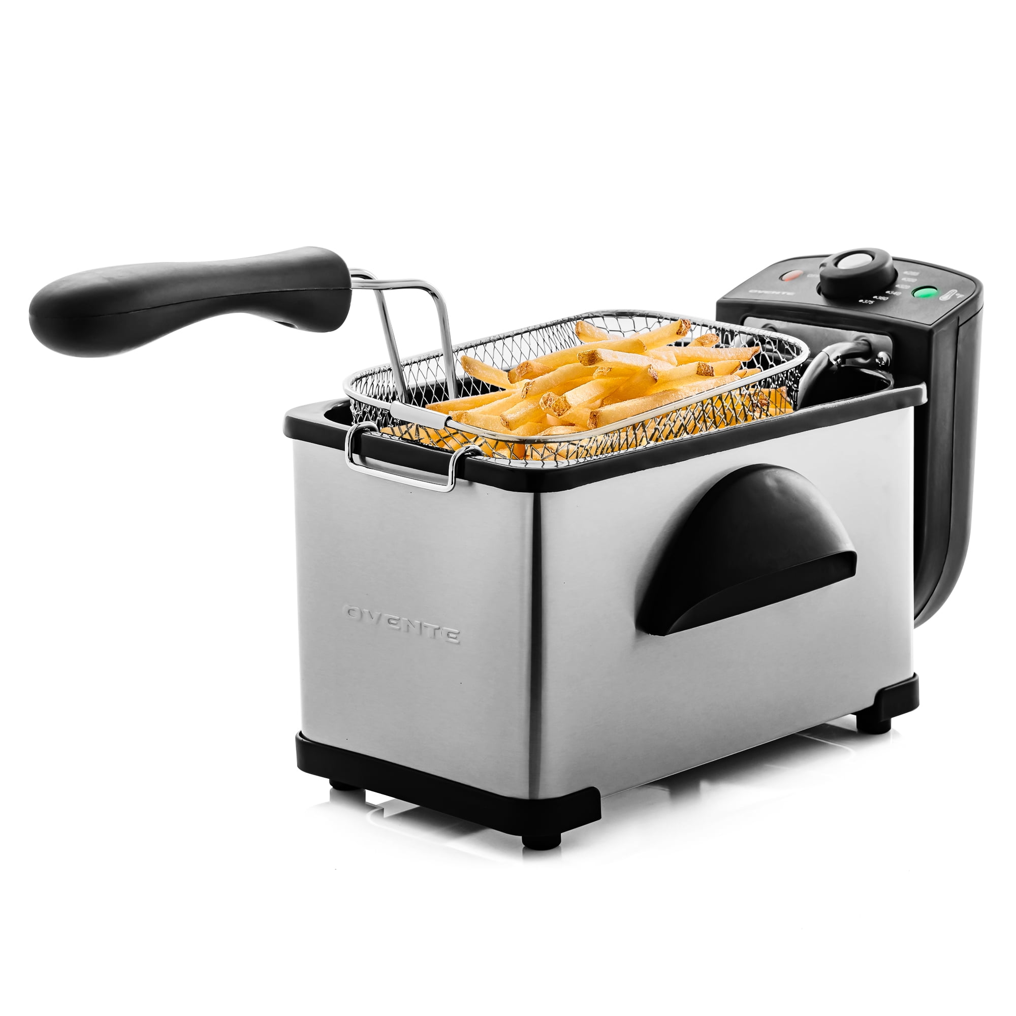 OVENTE 2L Electric Deep Fryer with Lid