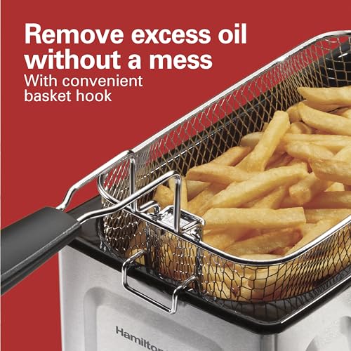 Hamilton Beach Professional Electric Deep Fryer, 1500W, 3L