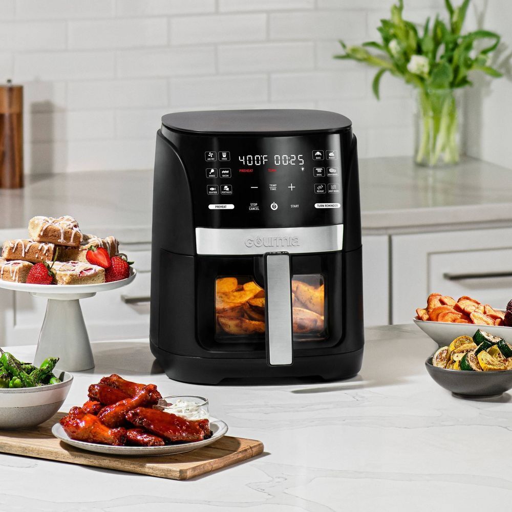 Gourmia 6-Qt Digital Air Fryer with 12 Presets