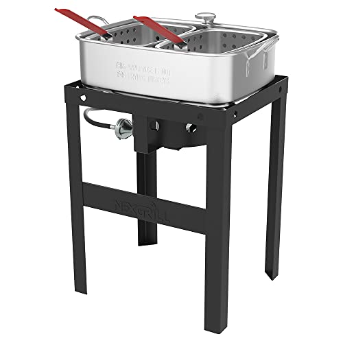 Outdoor Propane Fish Fryer with Double Basket