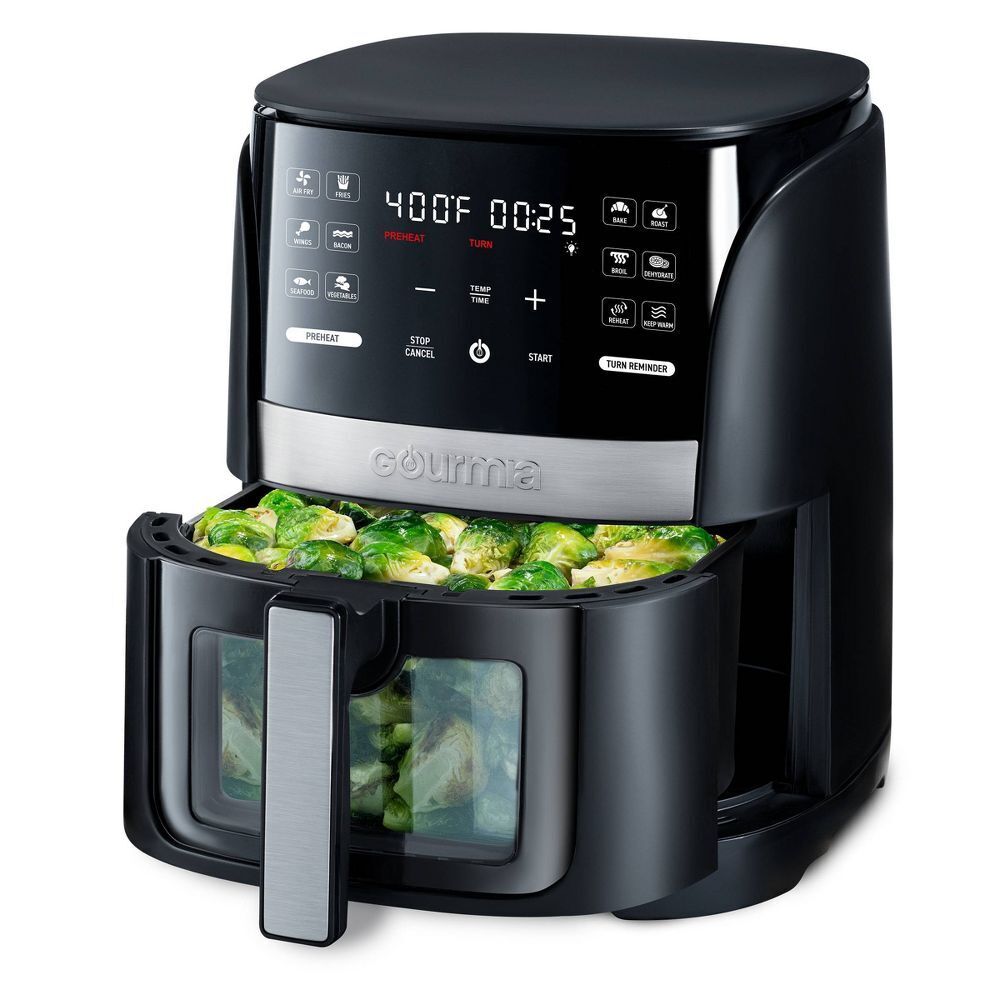 Gourmia 6-Qt Digital Air Fryer with 12 Presets
