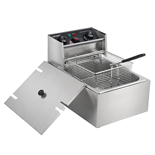 ROVSUN Electric Deep Fryer - 11.4QT/10.8L Capacity