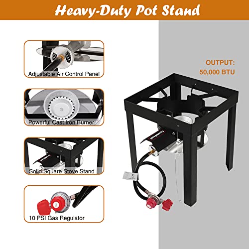 30 Qt. Fish Boiler Steamer Kit with Outdoor Turkey Fryer