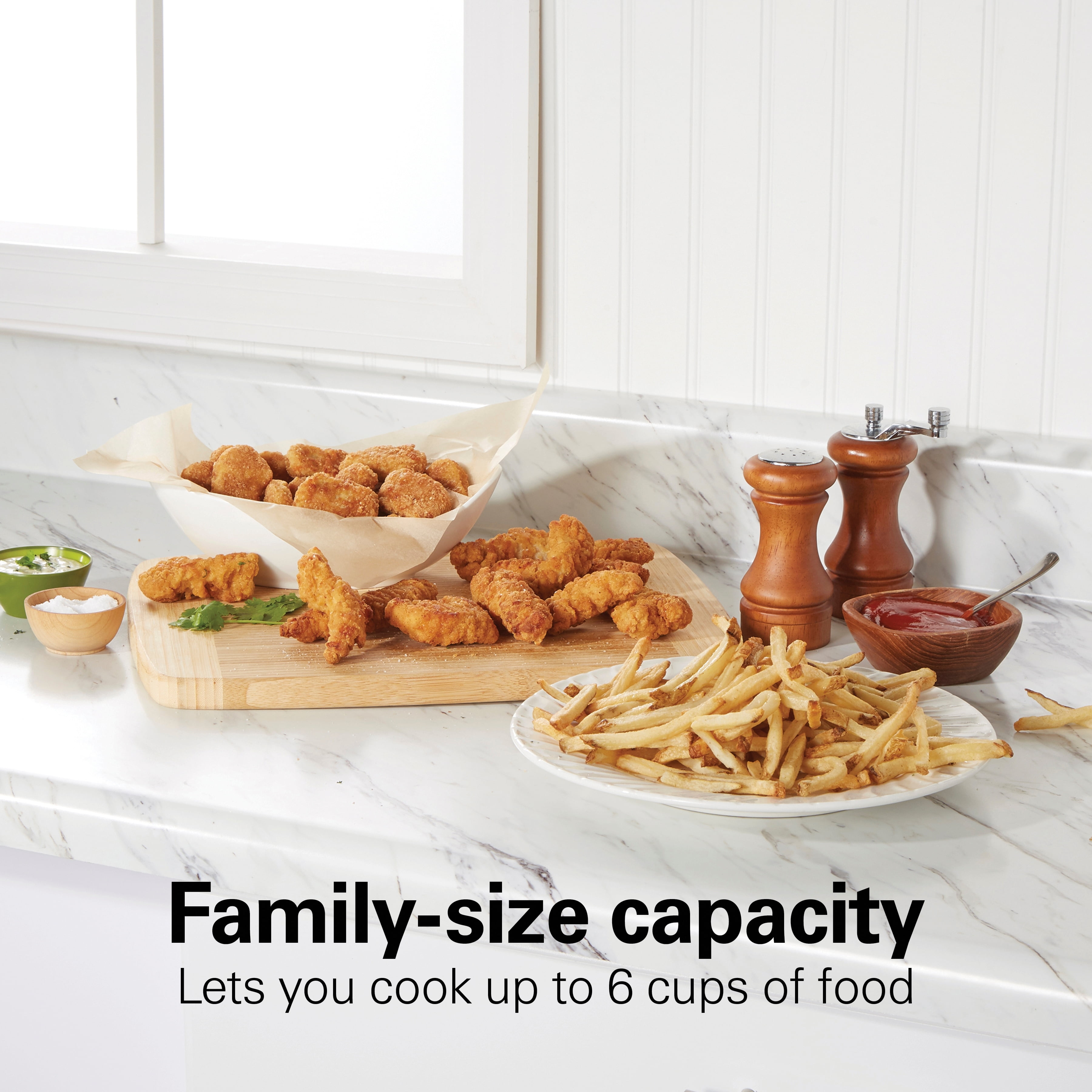 Hamilton Beach 8 Cup Fryer, Family-size Food Capacity