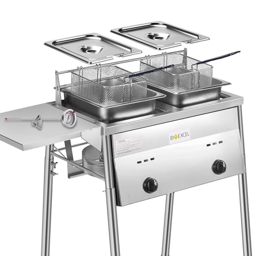 Outdoor Propane Deep Fryer with Stainless Steel Baskets
