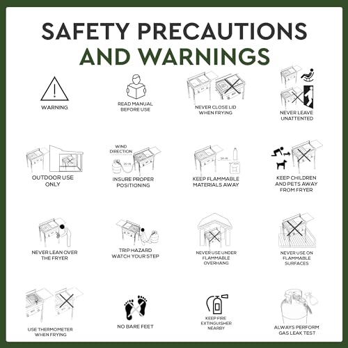 Outdoor Propane Deep Fryer with Stainless Steel Baskets