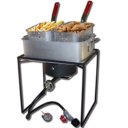 King Kooker Outdoor Propane Fryer with Dual Baskets
