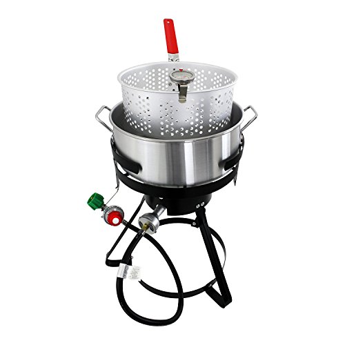 Chard FFPA105 Fish & Wing Fryer, Silver