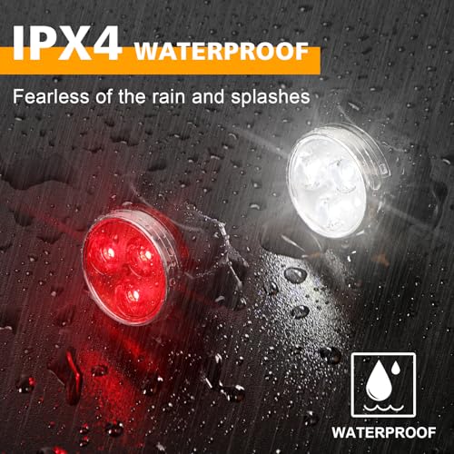 Ascher Bike Light Set with USB Recharge