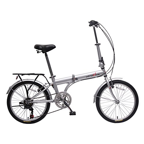 Folding 6-Speed City Bike - Silver