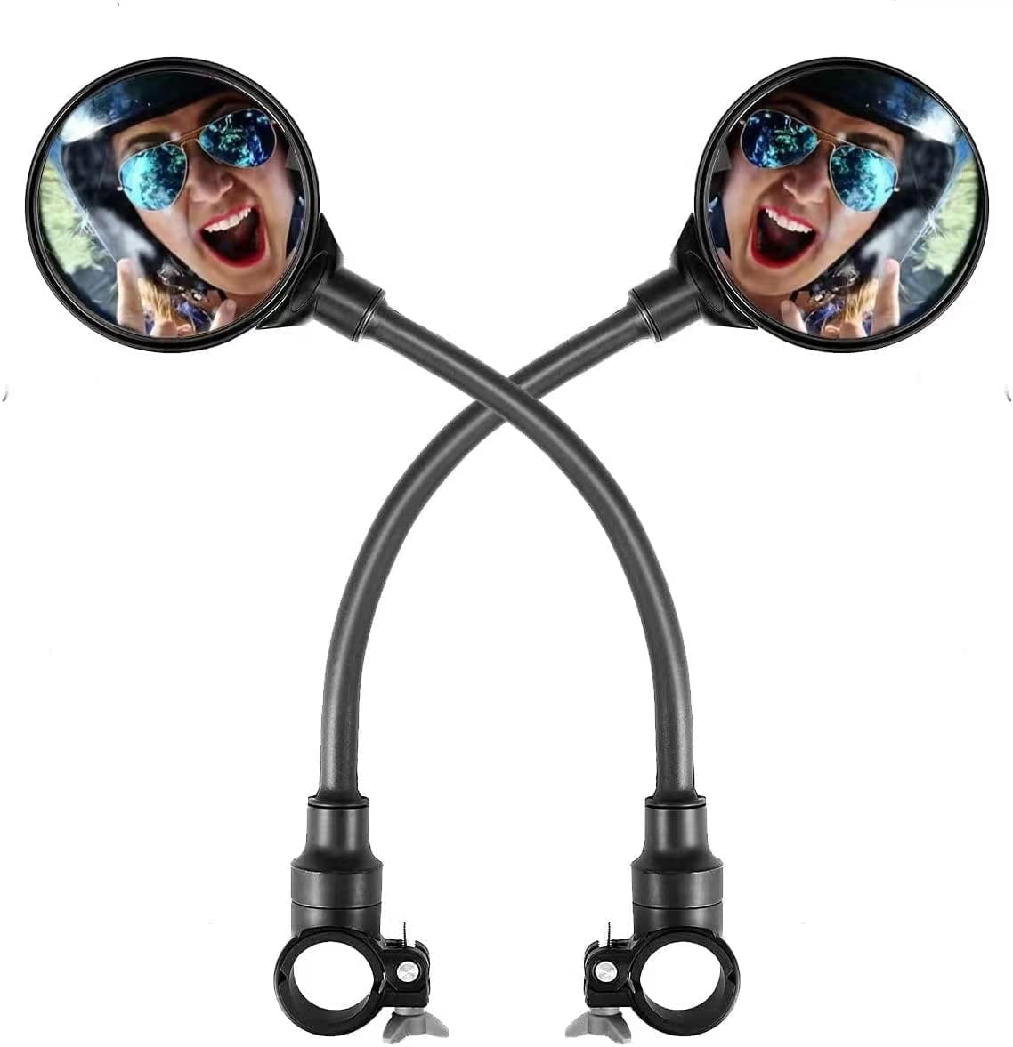 Adjustable Bike Mirrors - 2 Pack