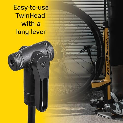 Topeak Joe Blow Sport III Floor Pump, Yellow