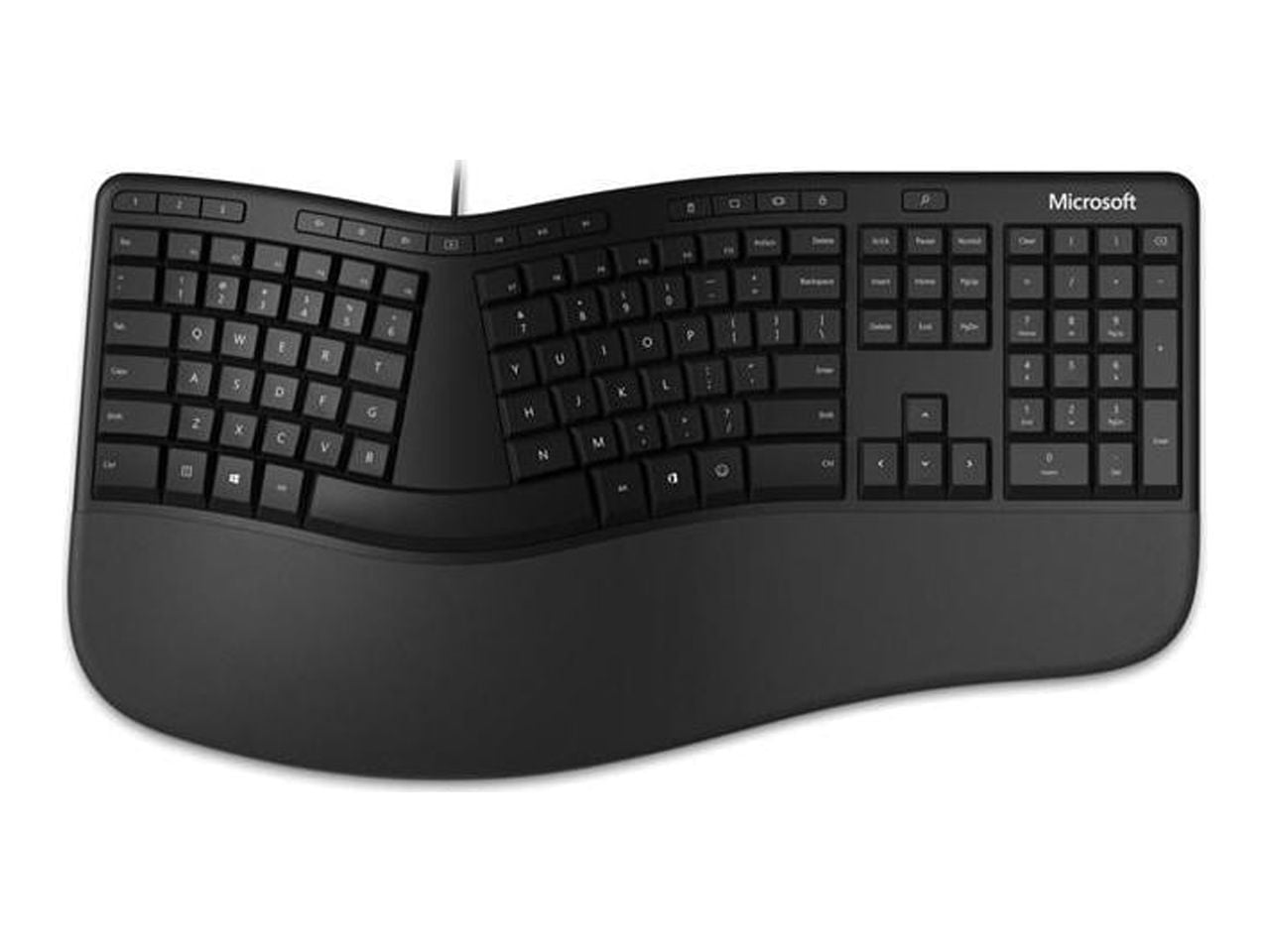 Microsoft Ergonomic Wired Mechanical Keyboard with Palm Rest