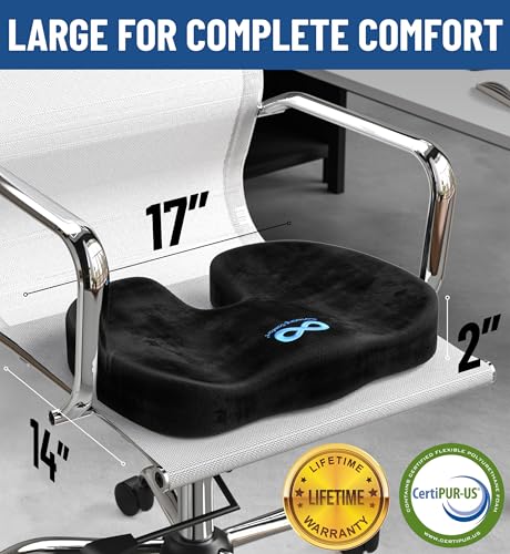 ComfortFoam™ Seat Cushion for Tailbone and Sciatica Pain
