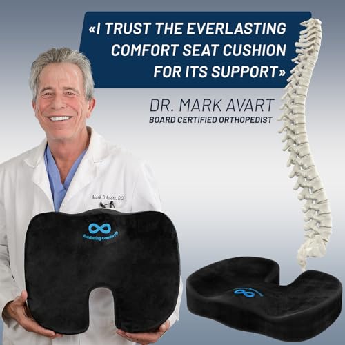 ComfortFoam™ Seat Cushion for Tailbone and Sciatica Pain
