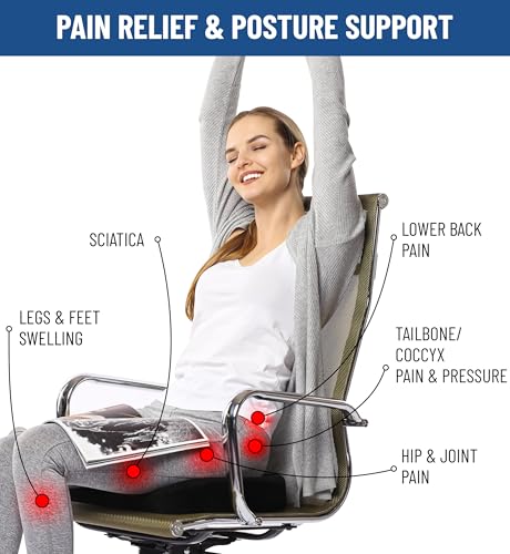 ComfortFoam™ Seat Cushion for Tailbone and Sciatica Pain