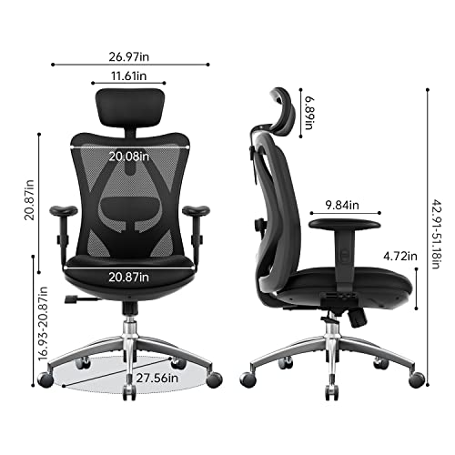 SIHOO Big and Tall Ergonomic Office Chair