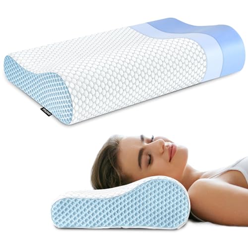 Contoured Memory Foam Cervical Pillow