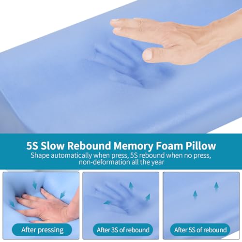 Contoured Memory Foam Cervical Pillow