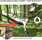 FIRINER Camping Hammock with Rain Fly and Mosquito Net