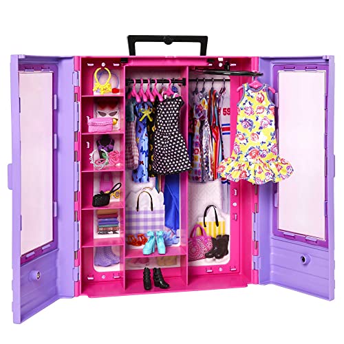 Barbie Fashionistas Ultimate Closet Playset with Outfits