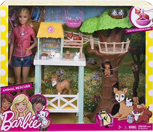 Barbie Animal Rescuer Doll and Playset Adventure