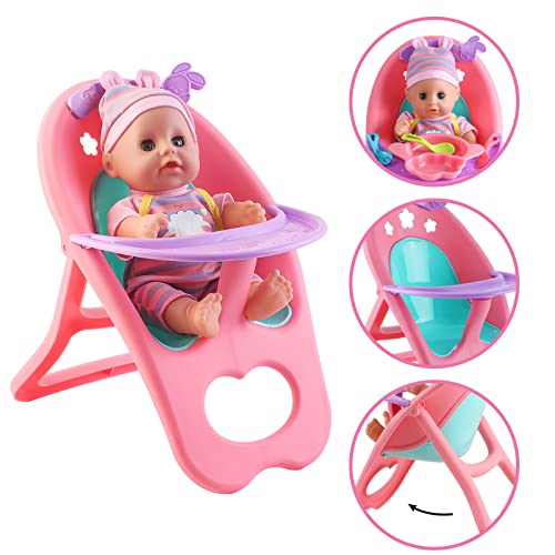 Interactive 12" Baby Doll Play Set with Accessories