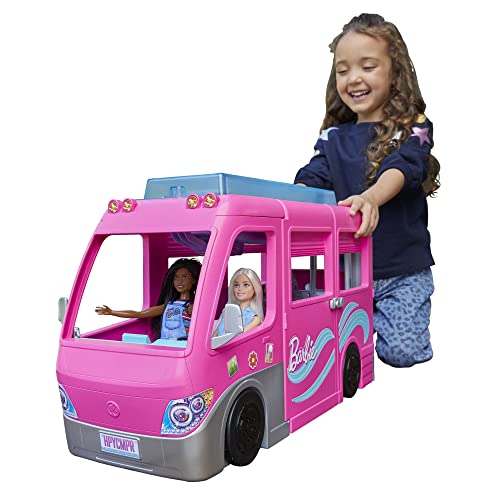 Barbie DreamCamper Playset with 60 Fun Accessories