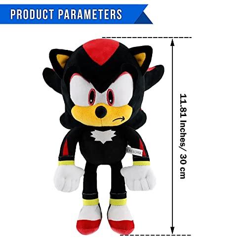Shadow the Hedgehog Plush Toy - 12" Soft Figure