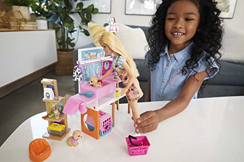 Barbie Pet Boutique Playset with Color-Change Feature