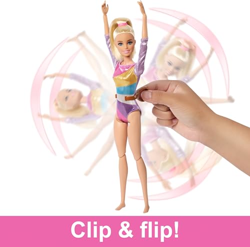 Barbie Gymnastics Playset with Blonde Fashion Doll