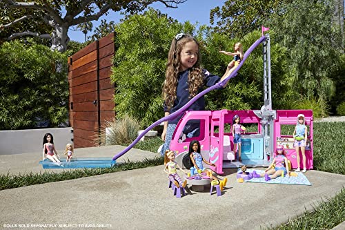 Barbie DreamCamper Playset with 60 Fun Accessories