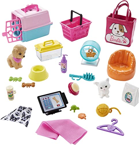 Barbie Pet Boutique Playset with Color-Change Feature
