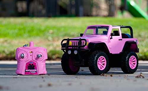 Barbie Pink Jeep R/C Vehicle (1:16 Scale)