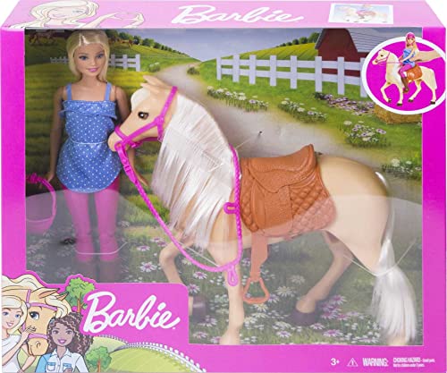 Barbie FXH13 - Horse and Doll with Movable Knees