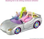 Sparkly Silver Barbie Extra Car with Fashion Accessories