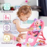 Interactive 12" Baby Doll Play Set with Accessories